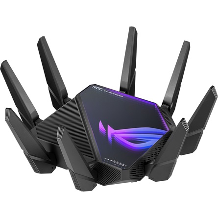 ASUS - WiFi eszkzk - Asus ROG Rapture GT-AXE16000 Dual-Band Wi-Fi USB-4G/LTE gaming router