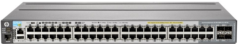 HP - Switch, Tzfal - HP Aruba 2920-48G Poe+ 44xGbe 4xSFP Switch