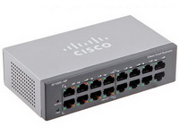 Cisco - Switch, Tzfal - Cisco SF100D-16P PoE 10/100 desktop switch