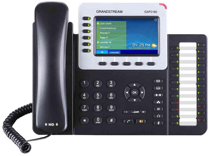Grandstream - NBX/IP telefon - Grandstream GXP2160 VOIP telefon