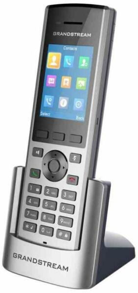 Grandstream - NBX/IP telefon - Grandstream VOIP DECT DP730 A DP730 egy DECT vezetk nlkli IP-telefon, amely lehetv teszi a felhasznlk szmra, hogy mobilizljk VoIP-hlzatukat zleti, raktri, kiskereskedelmi s lakkrnyezetben. Fbb tulajdonsgok: 2.4 hvelykes (240x320) szn