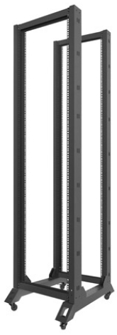 Lanberg - Rack szekrnyek - Lanberg 42U 800 mly x 600 ll nyitott rack szekrny, fekete