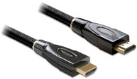DeLOCK - Kbel - Delock 5m HDMI - HDMI with Ethernet A-A kbel, fekete