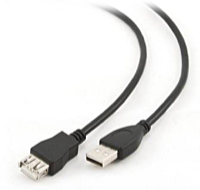 nBase - Kbel - nBase 1,8m USB2.0 A-A hosszabit kbel, fekete