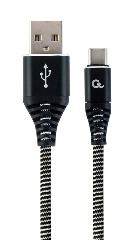 Gembird - Kbel - Gembird 1,8m USB2.0 Type-A (male) - USB type-C (male) kbel, fekete CCP-USB2-AMCM-6