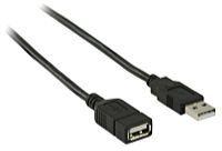 Nedis - Kbel - CCGP60010BK20 2m USB2.0 A-A hosszabit kbel, fekete
