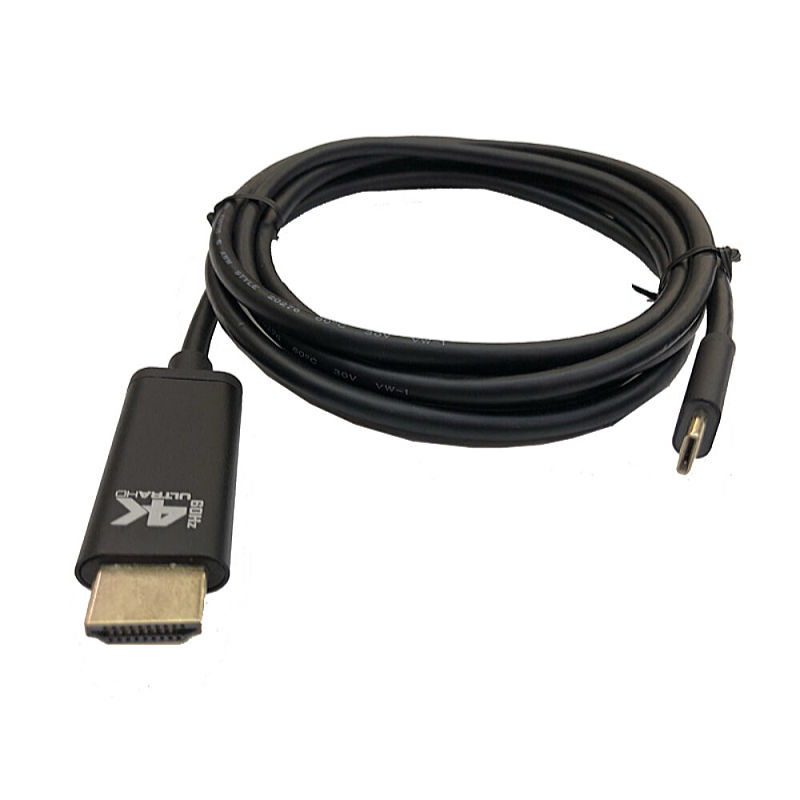 Rainbow - Kbel - Kab Mon USB-C - HDMI 2m Black WKUC-HM2