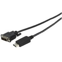 Nedis - Kbel - DisplayPort - DVI video kbel 2m-es CCGP37200BK20