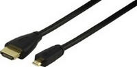 Nedis - Kbel - HDMI > micro HDMI kbel 2m CVGP34700BK20
