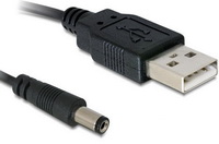 DeLOCK - Kbel - Delock 1m 5,5/2,1mm DC jack - USB tpkbel