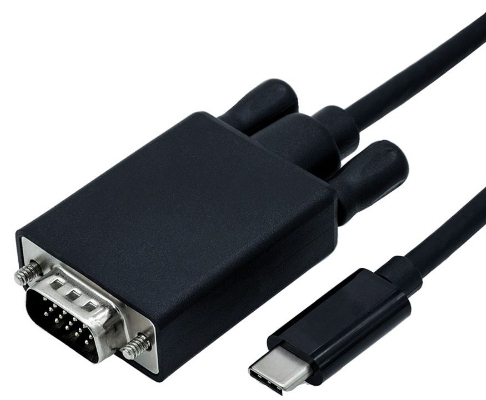 Roline - Kbel - Roline 2m USB3.1 Type C M - VGA M kbel, fekete
