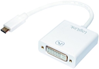 Logilink - Kbel Fordit Adapter - Logilink UA0245 USB3.1 Type C - DVI fordt