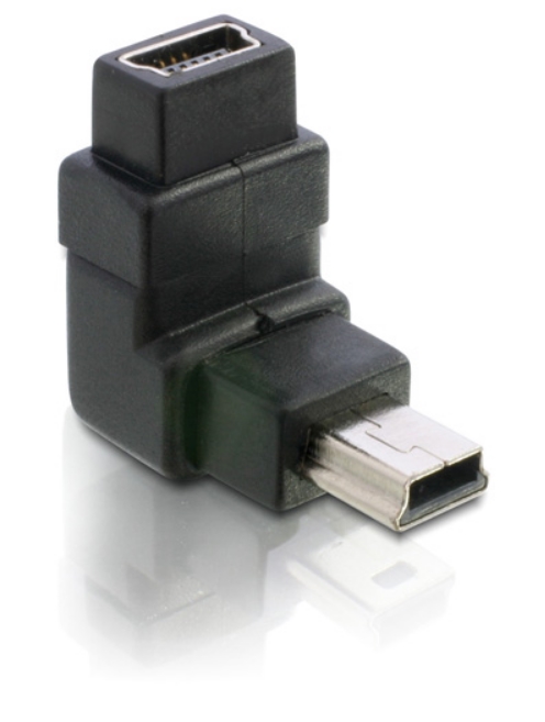 DeLOCK - Kbel Fordit Adapter - Delock USB mini B papa/anya L alak fordt