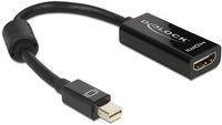 DeLOCK - Kbel Fordit Adapter - Delock mini Displayport 20 Pin papa - HDMI-A 19 Pin mama adapter