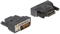 DeLOCK - Kbel Fordit Adapter - Delock DVI 25 papa - HDMI mama adapter 65024