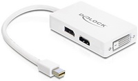 DeLOCK - Kbel Fordit Adapter - Delock mini Displayport 1.1 male - Displayport / HDMI / DVI female adapter