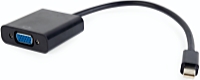 Gembird - Kbel Fordit Adapter - Gembird Mini DisplayPort - VGA 15 mama fordt, fekete