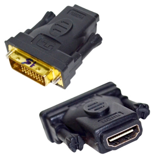 Vakoss - Kbel Fordit Adapter - Vakoss TC-D115K DVI-D M - HDMI F fordt