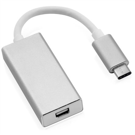Roline - Kbel Fordit Adapter - Roline 15cm USB3.1 Male - Mini DisplayPort Female fordt, alumnium