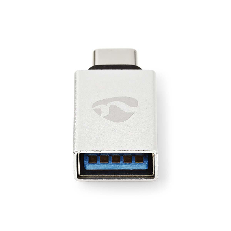 Nedis - Kbel Fordit Adapter - Nedis USB-C M - USB3.1 A F fordt, aluminium