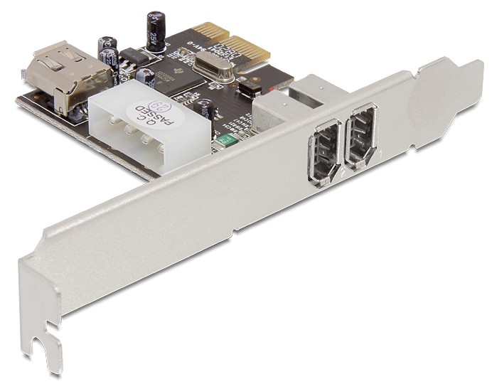 DeLOCK - I/O IDE SATA Raid - Delock PCIE - 2p 1394a FireWire Adapter Krtya