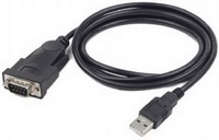 Gembird - Kbel Fordit Adapter - Gembird USB-Soros DB9 (M)- USB (F) adapter