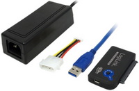 Logilink - USB Adapter Irda BT RS232 - Logilink USB3-SATA adapter + kls tp