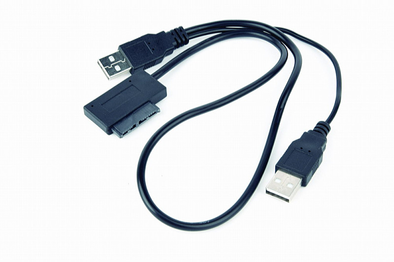 Gembird - Kbel Fordit Adapter - GEMBIRD A-USATA-01 External USB to SATA adapter for Slim SATA SSD, DVD