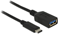 DeLOCK - Kbel Fordit Adapter - Delock 15cm USB3.1 Type-C Male - USB3.1 A Fem. fordt