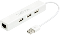 Logilink - USB Adapter Irda BT RS232 - LogiLink USB2.0 - Fast Ethernet Adapter s 3-Port USB Hub