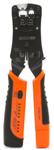 Handy - Szerszm (Tools) - Handy RJ45/11/12 racsnis krimpel fog kbeltesztelvel