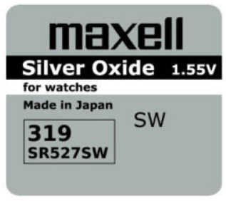 Maxell - Akku / Elem (Szabvnyos) - Maxell SR527SW 1,55 V ezst-oxid gombelem