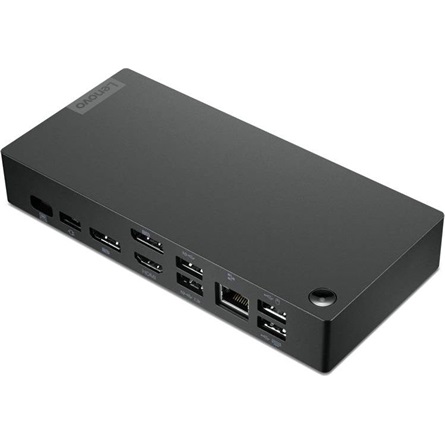 Lenovo - Notebook kellkek - NB Lenovo x Dock Type-C 40B50090EU Lenovo 40B5 (Only Windows 11) 100W USB-C dokkol fekete illeszts: USB-C, USB2.0: 2db, USB3.0: 3db, USB-C: 2db, DisplayPort kimenet: 2db, HDMI kimenet: 1db, 1Gb/s, fejhallgat kimenet, 2 38402160/60Hz; 1 38402160/30H