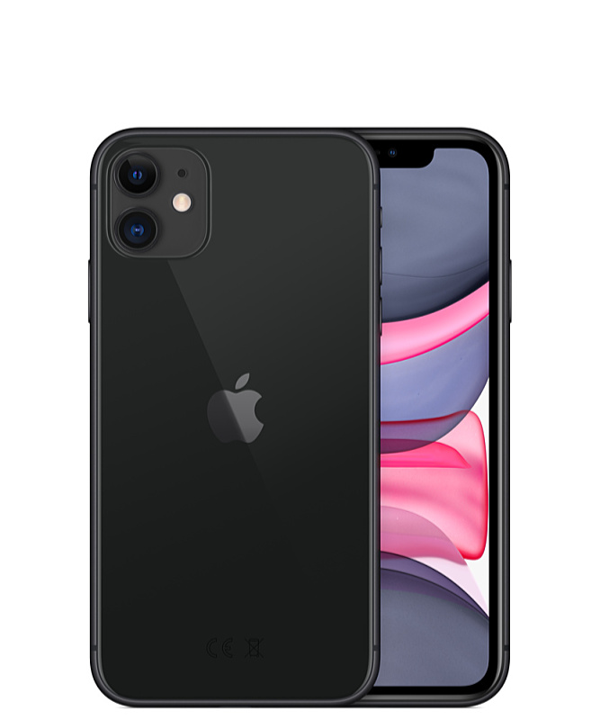 Apple - Mobil Eszkzk - Apple iPhone 11 64GB Black mhda3gh/a