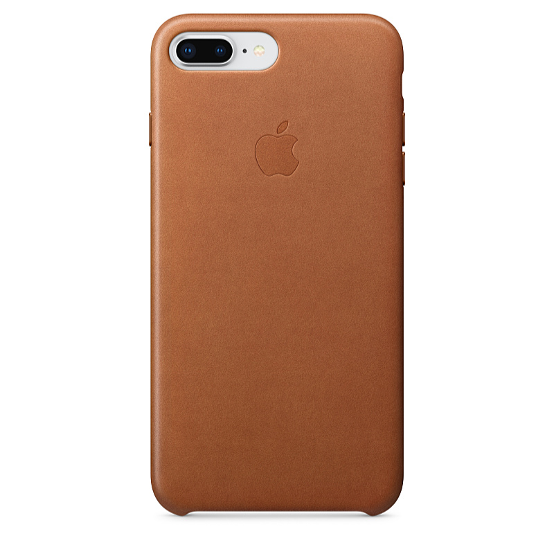 Apple - Tska (Bag) - Apple x Iphone 7/8 Leather Case Saddle Brown mqh72zm/a