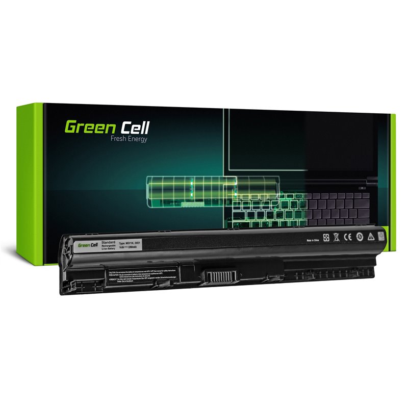 Green Cell - Akkumultor (kszlk) - Green Cell Dell M5Y1K 2200mAh 14,8V utngyrtott notebook akku