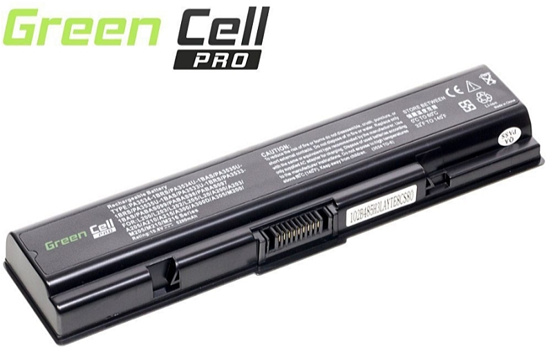 Green Cell - Akkumultor (kszlk) - Green Cell Toshiba PA3534U-1B10.8 5200mAh utngyrtott notebook akku