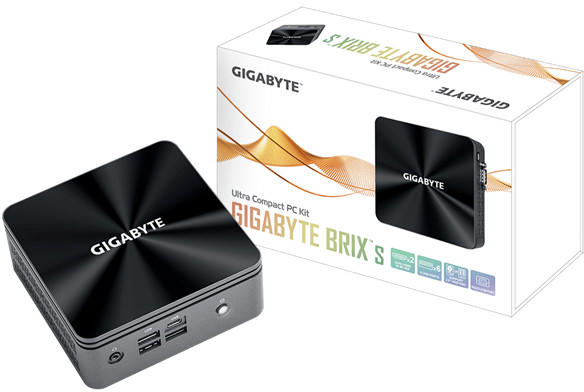 GigaByte - PC vzak barebone - PCm Gigabyte BRIX GB-BRI5H-10210E i5-10210U 2xHDMI 6xUSB3.2