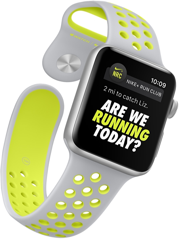 Apple - Mobil Eszkzk - Apple Watch Nike+ okosra 42mm ezst/neonzld