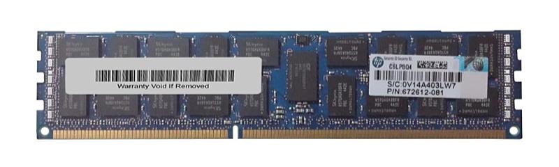 HP - Szerverek Srv s alkatrszek - HP 16G/1600Mhz ECC Reg CL11 DDR3 szerver memria