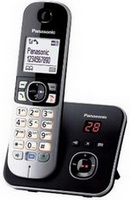 Panasonic - X Egyb - Panasonic KX-TG6821PDB fekete zenetrgzts DECT telefon
